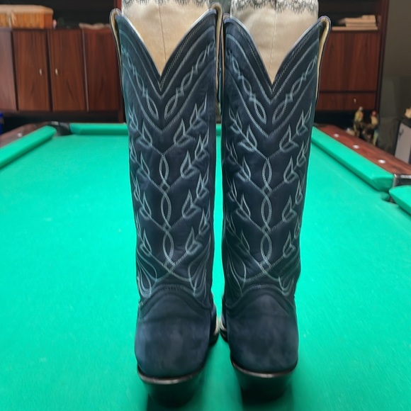 Tony Lama Tall Cowboy Boots size 7 - Picture 3 of 9